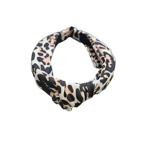 Chic Animal Print Knot Headband